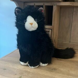 Ty Classic Shadow Black Cat Sitting Plush Stuffed Animal 1999 Vintage